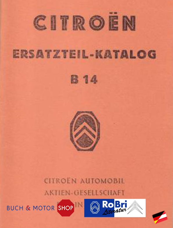 Citroën B14 catÃ¡logo de las piezas